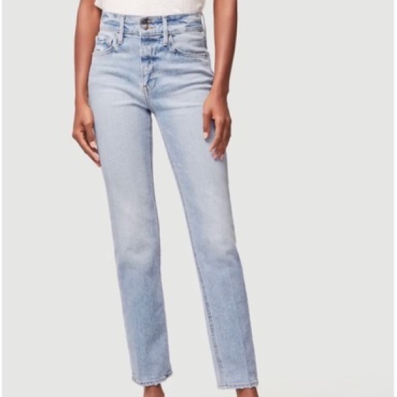 Frame Denim Jeans Frame Le Sylvie Slender Straight Heritage Bianca